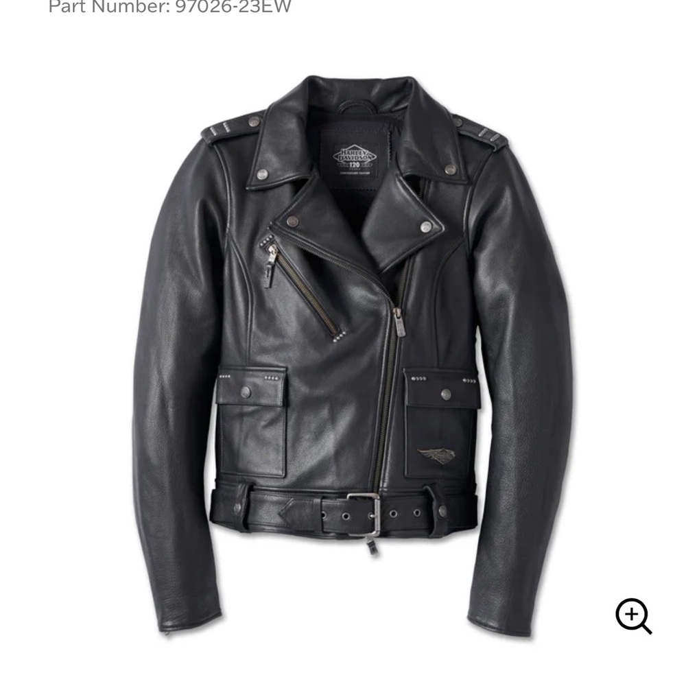 Harley Davidson Women’s 120th Anniversary Leather Jacket